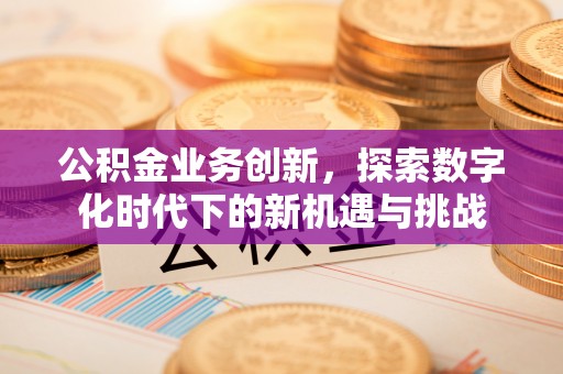 鄢陵公积金业务创新，探索数字化时代下的新机遇与挑战