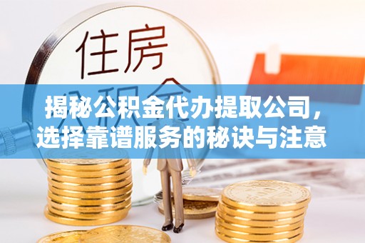 鄢陵揭秘公积金代办提取公司，选择靠谱服务的秘诀与注意事项