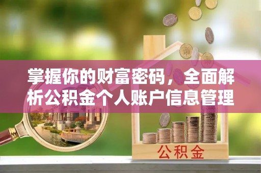 鄢陵掌握你的财富密码，全面解析公积金个人账户信息管理与优化