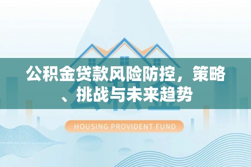 鄢陵公积金贷款风险防控，策略、挑战与未来趋势