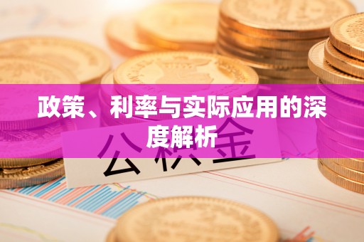 鄢陵政策、利率与实际应用的深度解析