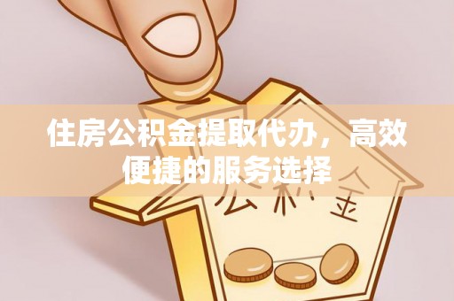 鄢陵住房公积金提取代办，高效便捷的服务选择