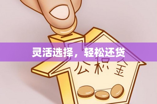 鄢陵灵活选择，轻松还贷