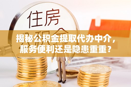 鄢陵揭秘公积金提取代办中介，服务便利还是隐患重重？