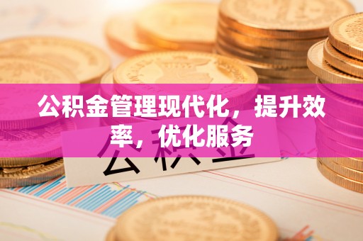 鄢陵公积金管理现代化，提升效率，优化服务