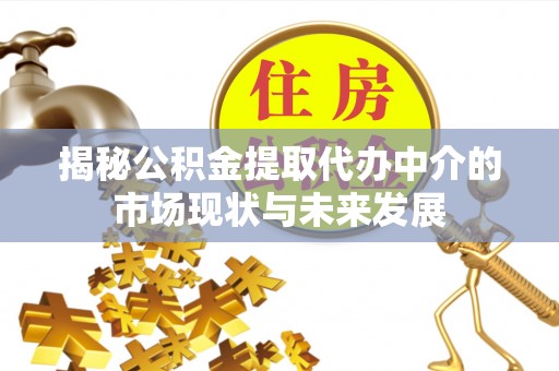 鄢陵揭秘公积金提取代办中介的市场现状与未来发展