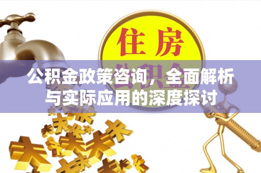 鄢陵公积金政策咨询，全面解析与实际应用的深度探讨