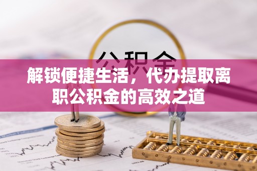 鄢陵解锁便捷生活，代办提取离职公积金的高效之道